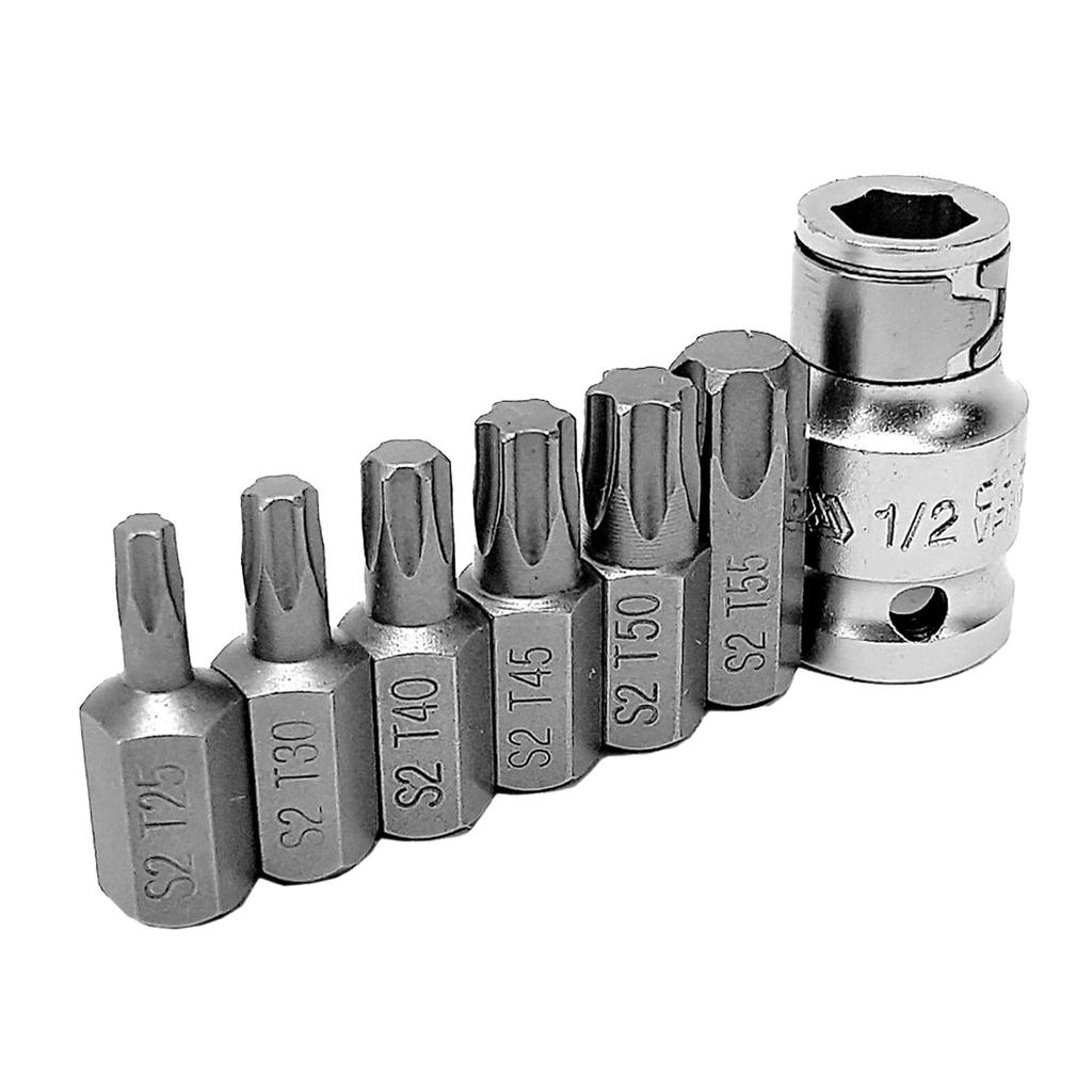 Yato Torx Screwdriver Bit Set (Pack of 7)