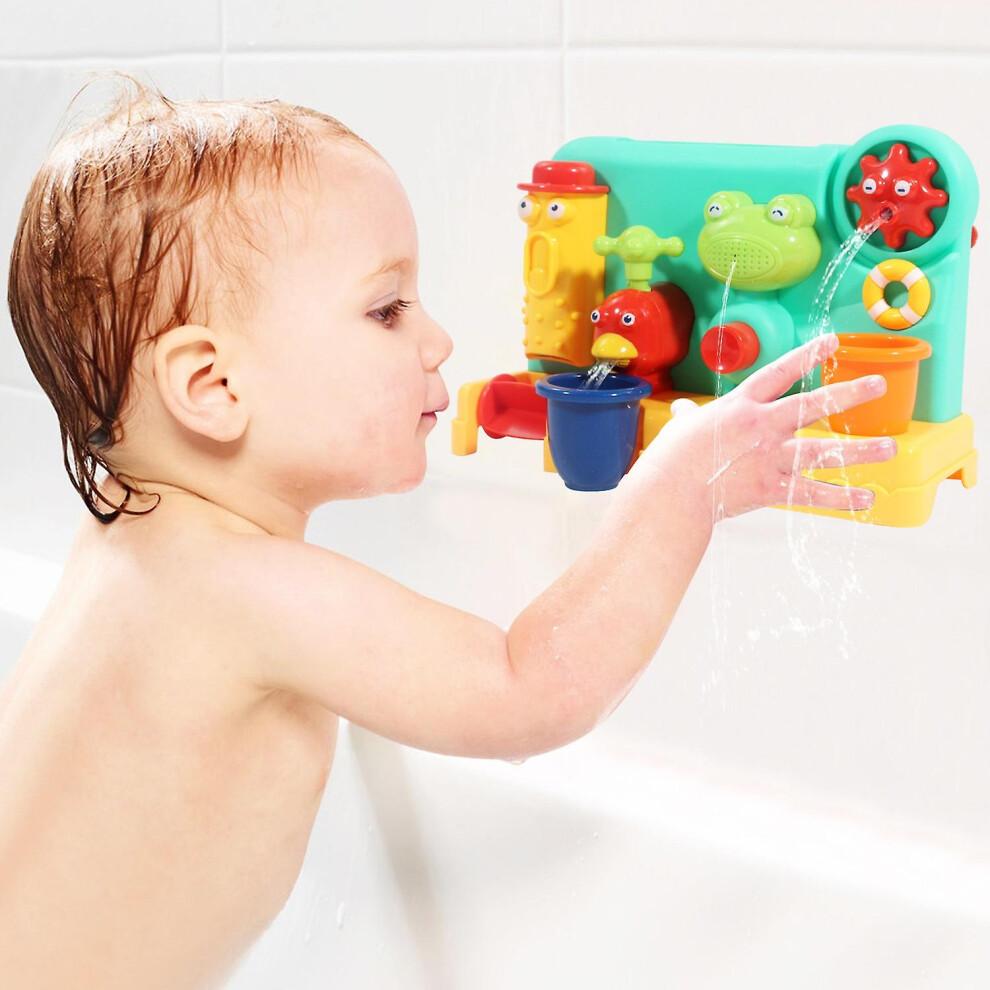 (As show, One size) Bathtub Toys with PVC Suctions Shower Toys for Toddlers Age 3-6 Years Infant Toys for Bathing Water