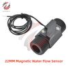 AC 220V 3A 22MM Plastic Water Flow Switch Vertical/Horizontal Automatic Water Flow Sensor Magnetic Welding Cutting Machine