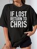 Women'S T-Shirt - Soft  Tee with Name/Phrase Print, Casual Comfort Fit All-Season Casual Attire,,- Black & White European Size