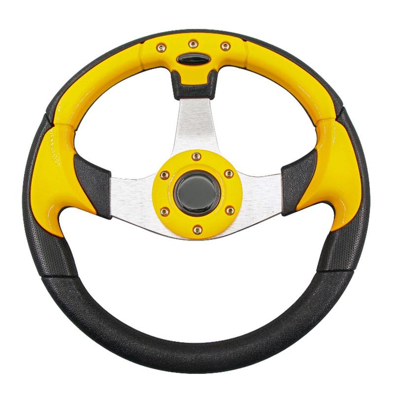Golf Cart Steering Wheel Aluminum + PU for Club Car Ezgo for 10.6 ID
