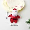 1PC Mini Santa Snowman Decorations Home Felt Holiday Decor Hanging Ornaments Party Multiple Options Available