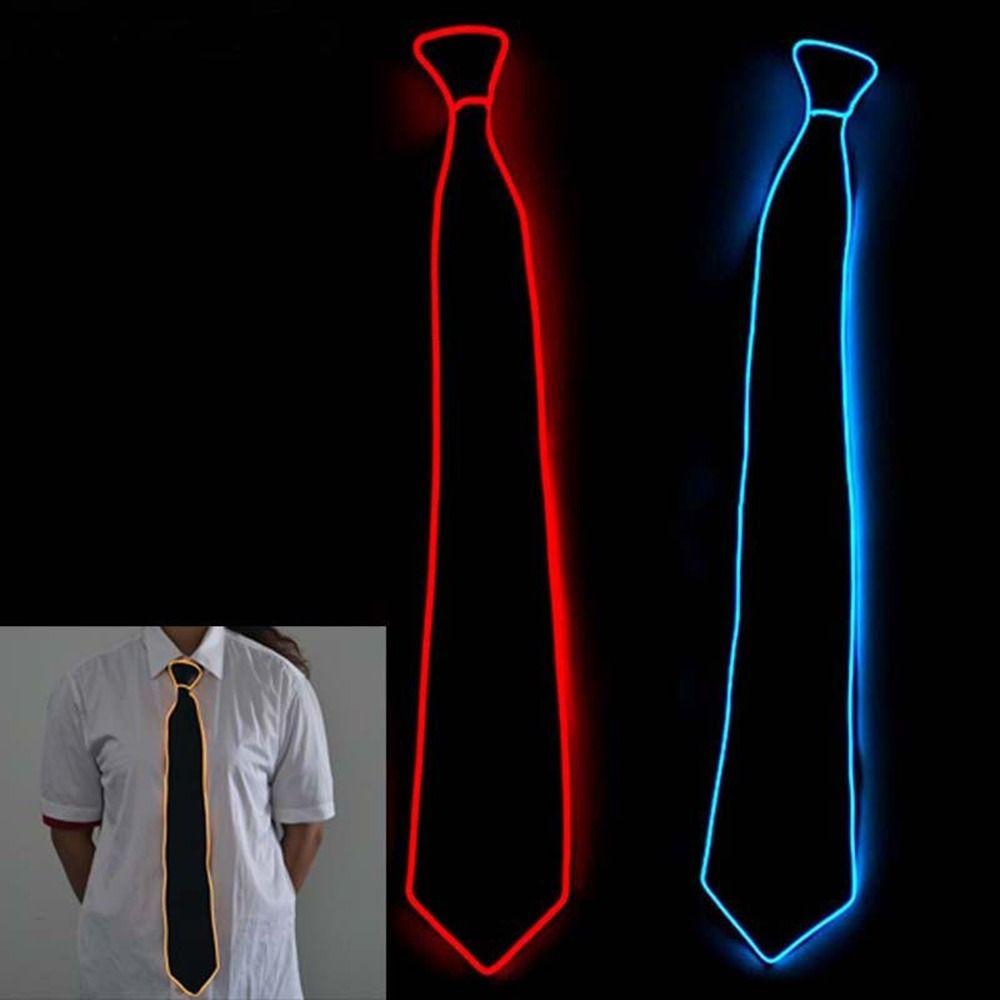 Fashion For Women Business Wedding Suits Party For Men Glowing Tie Neck Ties LED Tie Luminous Tie