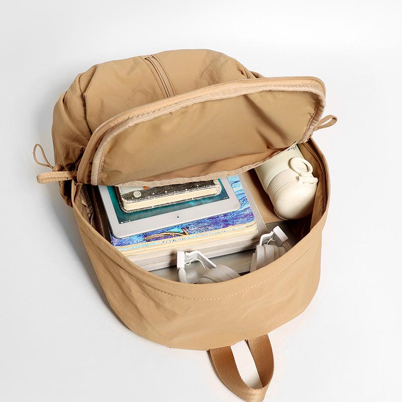 Schoolbag Simple Fashion High Sense Versatile Large Capacity Shoulder Bag 1011 Summer New Student Outdoor Travel Backpack