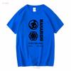 T-shirt girocollo Maharishi da uomo XL Nera Con Stampa manica lunga o corta vintage Lavata Alla moda Casual Elasticizzata Versatile