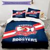 3pcs Football Team (23) Design Cover Set - HD Printed Bedding with 1 Cover and 2 Pillowcases - Perfect for Home and Dorm Decor