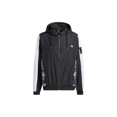 Originals Trefoil Rits Hoodie Jas Heren Bovenkleding Zwart HD9077