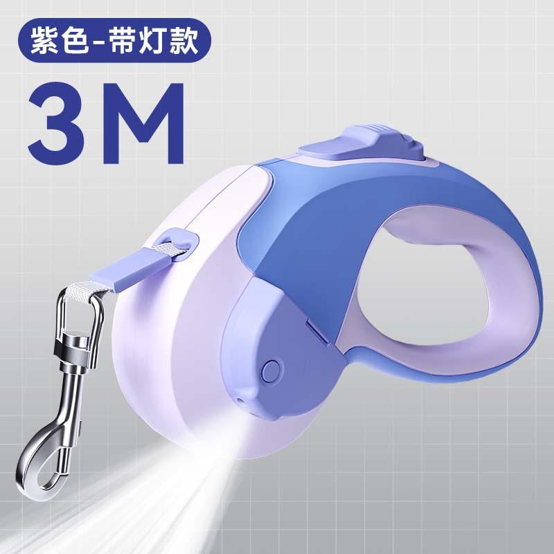 Pet automatic telescopic leash dog walking rope medium and small dog explosion-proof dog chain leash dog supplies