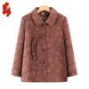 Elderly Women's Button-Up Outerwear Jacket
