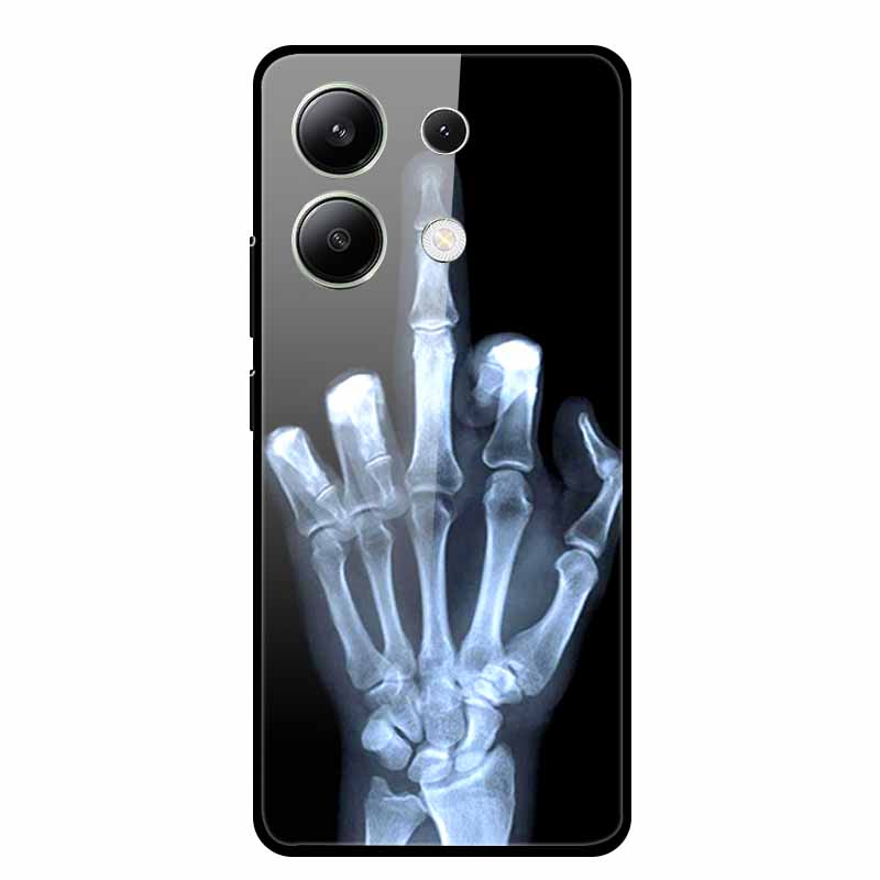 For Xiaomi Redmi Note 13 5G Phone Case Soft Bumper Tempered Glass Hard Back Cover Case For Redmi Note 13 Pro Case Note13 Pro Bag