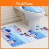 Lussuoso Set da Bagno Cartoon con Stampa 3D, Tappetino Antiscivolo e Copriwater