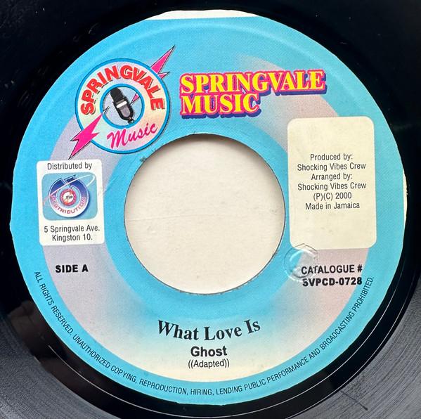 

7inch Record GHOST What Love Is SPVCD0728 2000 Jamaica Reggae Ska Dub Used