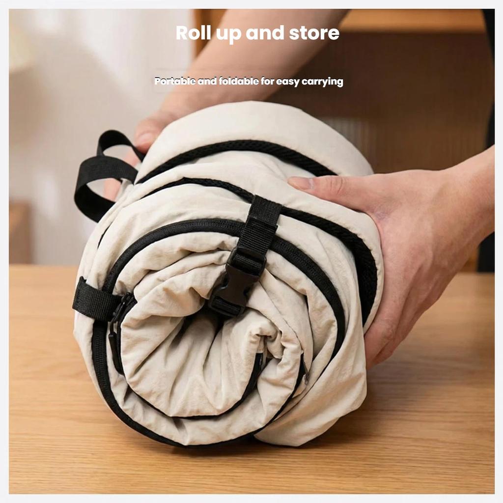 12L Unisex Sports Shoulder Bag Travel Commuter Student School Bag Off-White