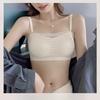 Female Summer Thin Small Bosom Invisible Wipe Bosom Type No Underwire Anti Go Out of Light No Shoulder Strap Non Slip Underwear
