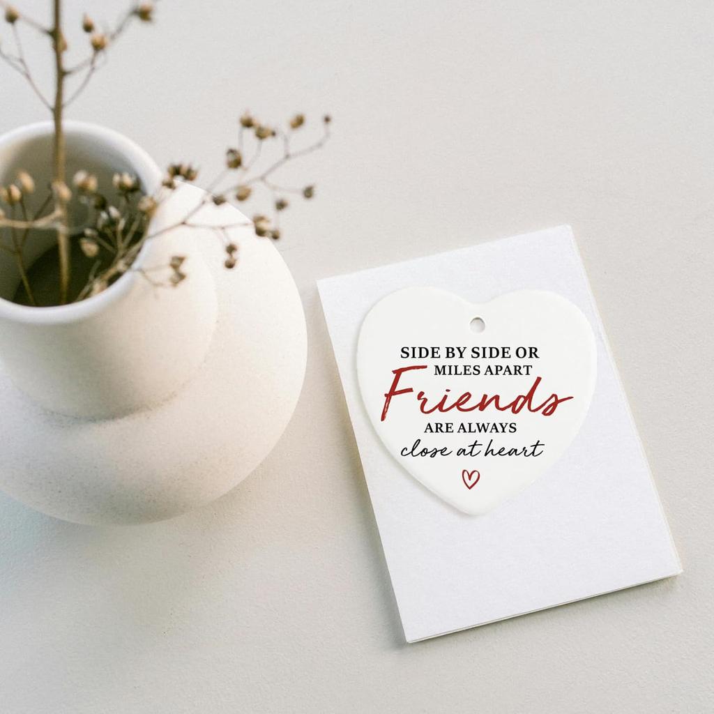Graduation Gifts for Friends Friendship Gifts for Women Ornament Keepsake Sign Heart Plaque Gifts for Best Friends Women Birthday Gifts for Friends