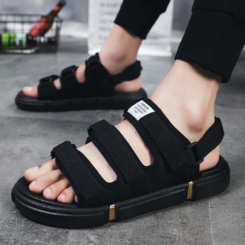 36-45 Trend Luxus Summer Men Sandals Slippers for Boy Designer Platform Tênis Masculino Outdoor Wading Beach Shoes Free Shipping