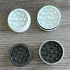 Vanilla Spice Grinder, 2.2-Inch Powerful Manual Grinding,Fun Cookie Shape Design,Protection Plastic Portable Crusher Accessories
