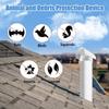 Fine Filter Screen Radon Exhaust Vent Cover Weatherproof Vent Hood  Air Exhaust Circulation
