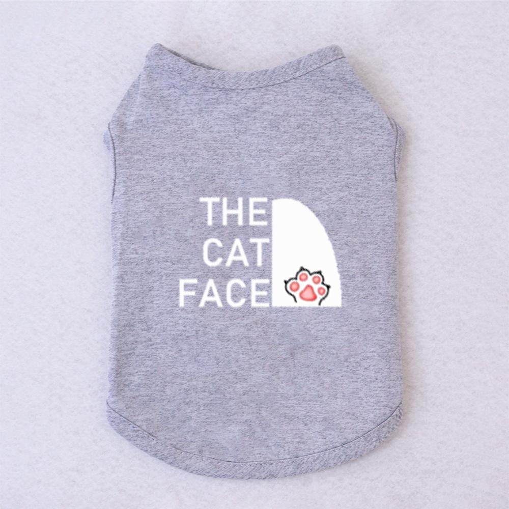 1 Pc Pet Vest, Text Print Summer Breathable Cat Clothing, Siamese, Ragdoll Silver Tabby Vest