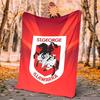 St George Illawarra Flannel Blanket Soft Warm All-Season Throw, Design for Camping, Car Travel, Hiking Sofa, Bed, Office Perfect Gift for Parties