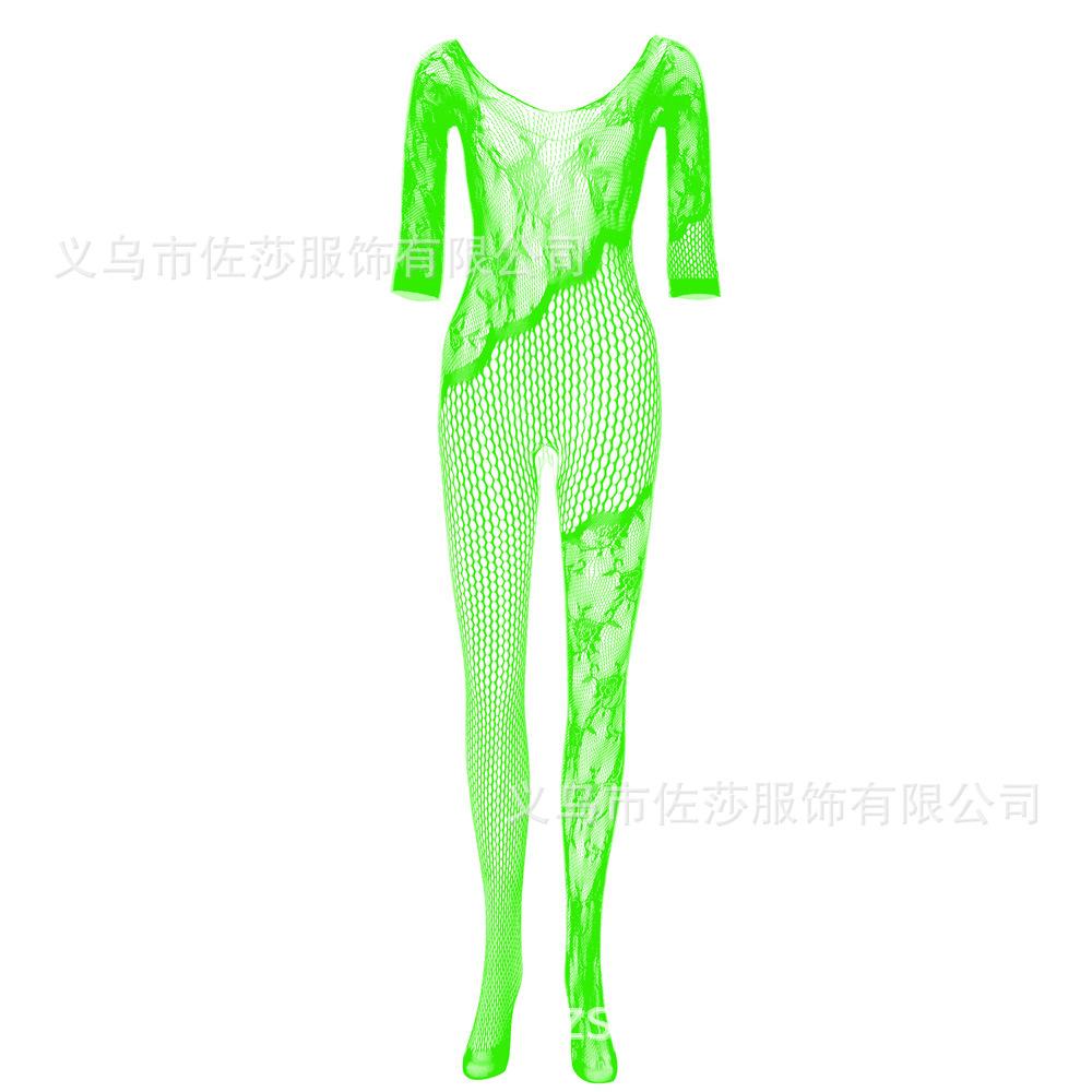 

Новые женские жаккардовые сексуальные цельные сетчатые чулки на подвязках с прорезями average size [European and American style]