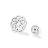 LIKGREAT Vintage Flower of Life Brooch Hollow Sacred Geometry Pin Stainless Steel Amulet Bless Jewelry Birthday Gift 2025New