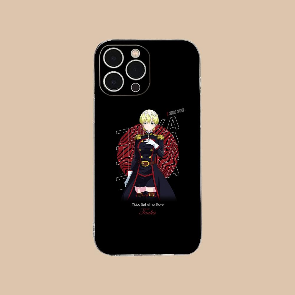 Mato seihei no slave Tenka Izumo Klare Handyhülle für iPhone 17 16 15 14 13 12 11 X XR XS Air Pro Max Plus Mini Bunte Hülle
