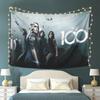 Die 100 TV-Show Wandteppich Perfekt zum Hinzufügen von Sci-Fi-Stil und Drama zu jeder Raumdekoration Ideal für Fans und den Heimgebrauch