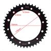 525 16T 43T Motor Bike Front Rear Sprocket Gear Wheel Cam for Honda VFR750 FInterceptor VFR 750 1990-1998