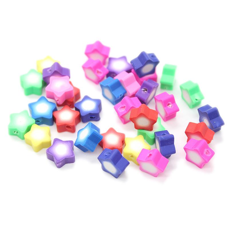 Soft Pottery Pieces Beaded Diy Mobile Phone Chain Accessories Loose Beads Smiley Face Letters Animal Fruit Mixed Soft Pottery
