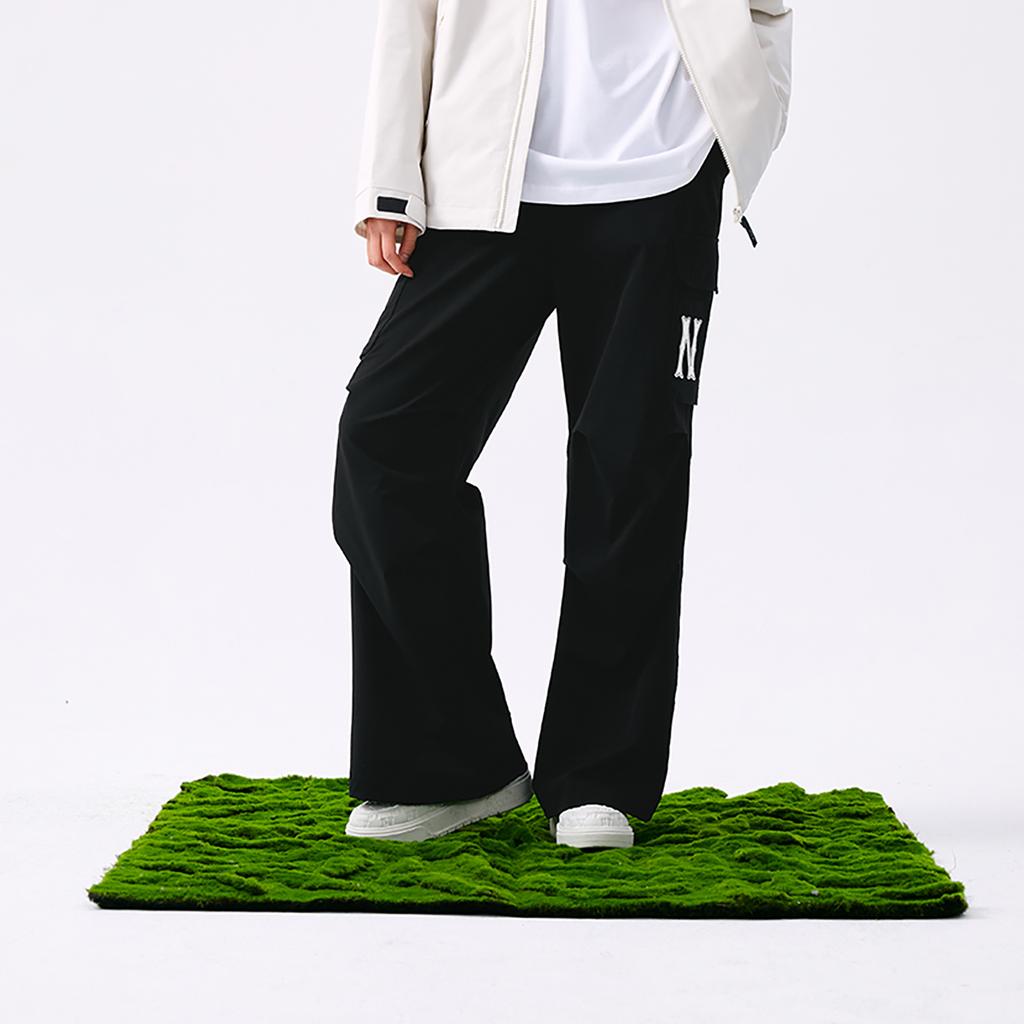 New MLB New York Yankees Basic Collection SS25 Casual Pants Women's Black 3FWPB0151-50BKS