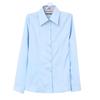 2024 Spring Women's Slim Fit Solid Color Long Sleeve Korean Style Single-Breasted Shirt
