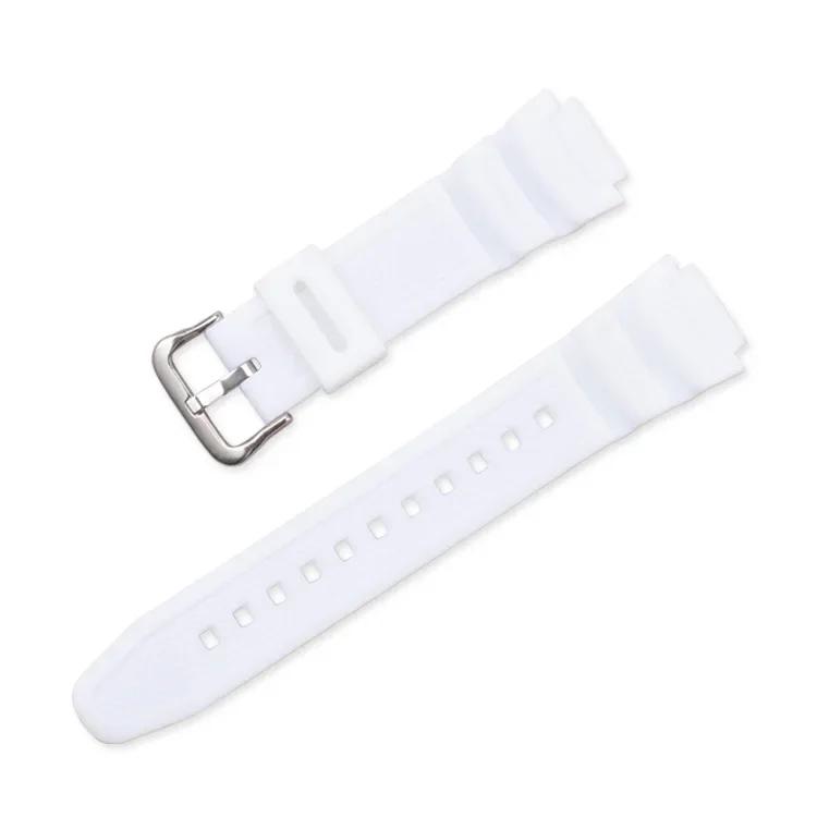 Silikon-Gummi-Uhrenarmband 18 mm für CASIO AE1200 / 1300 / 1000 W-219 Ersatz-Herren-Armband Zubehör