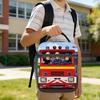 Firemans Sams Insulated Lunch Bags Leakproof Fire Trucks Cartoon Lunch Container Thermal Bag Lunch Box Tote College Outdoor