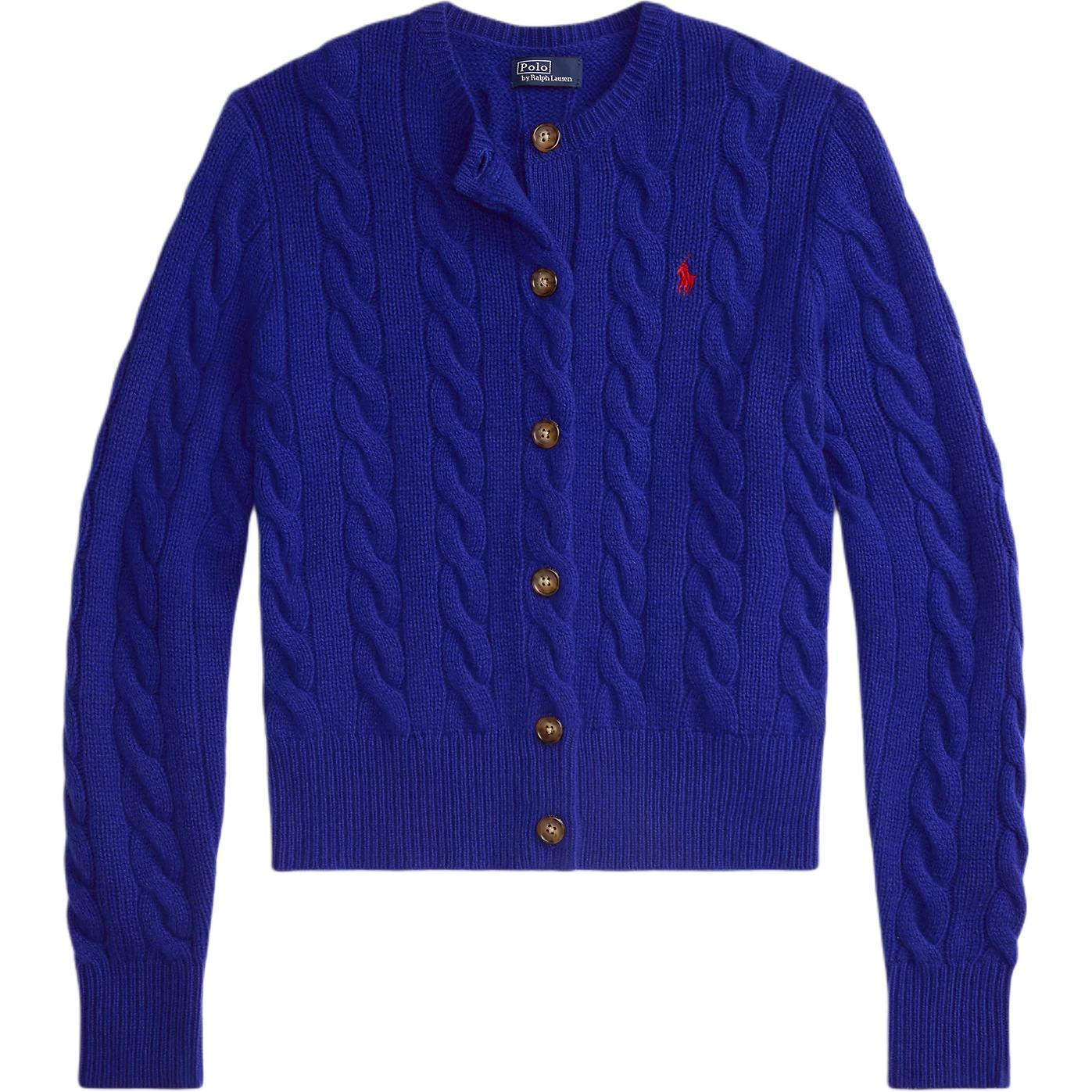 

Polo Ralph Lauren Кардиган из шерсти и кашемира кабельной вязки Женский свитер 211972104-010 M