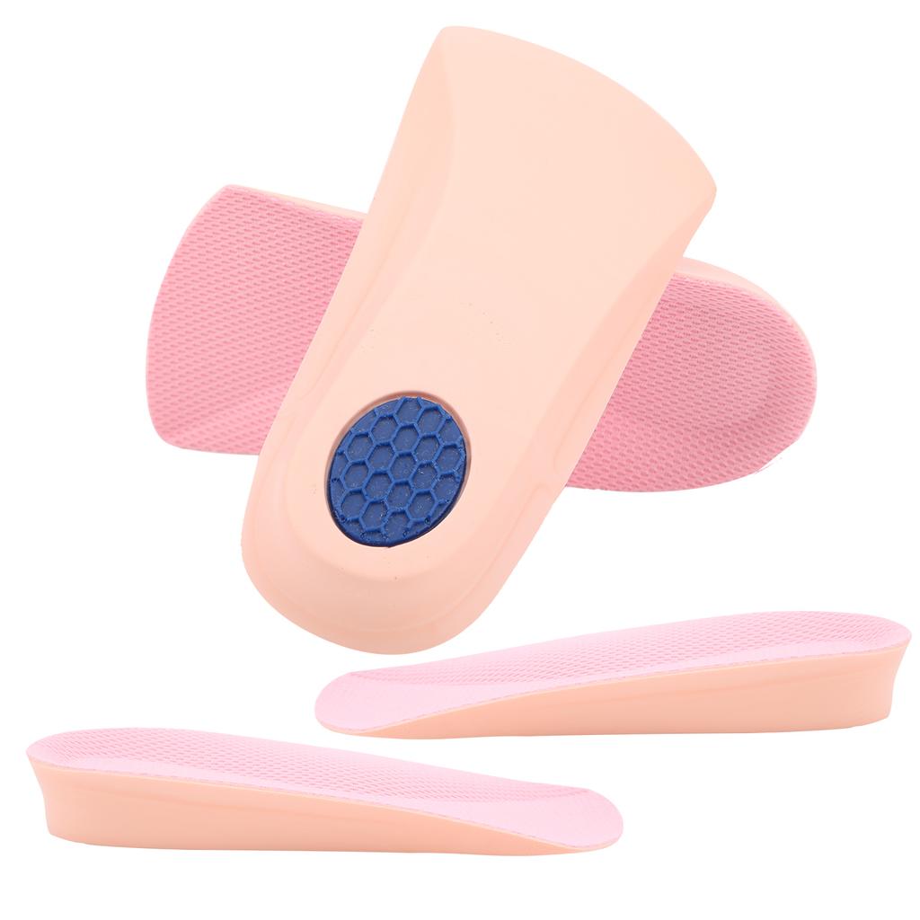 2 Pair Half Shoes Pad Height Increase Heel Cuhions 1.5cm0.6in Lift Insert Soles for Outdoor Hiking