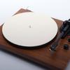 Silicone Slipmat Pad 12 In for Record Player Use with Center Hole Round Profile and Home Record Care Support Daily