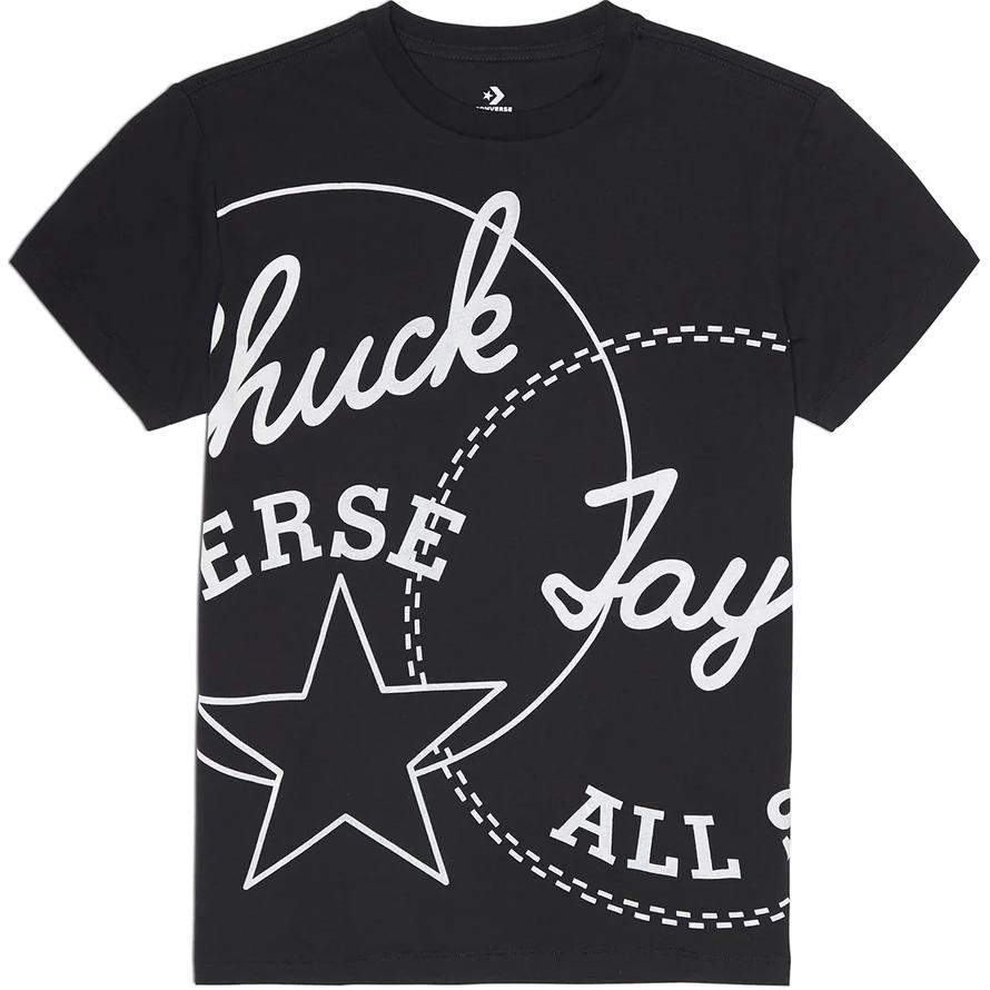 Converse Chuck Patch T Shirt Unisex Black 10021642-A02 S