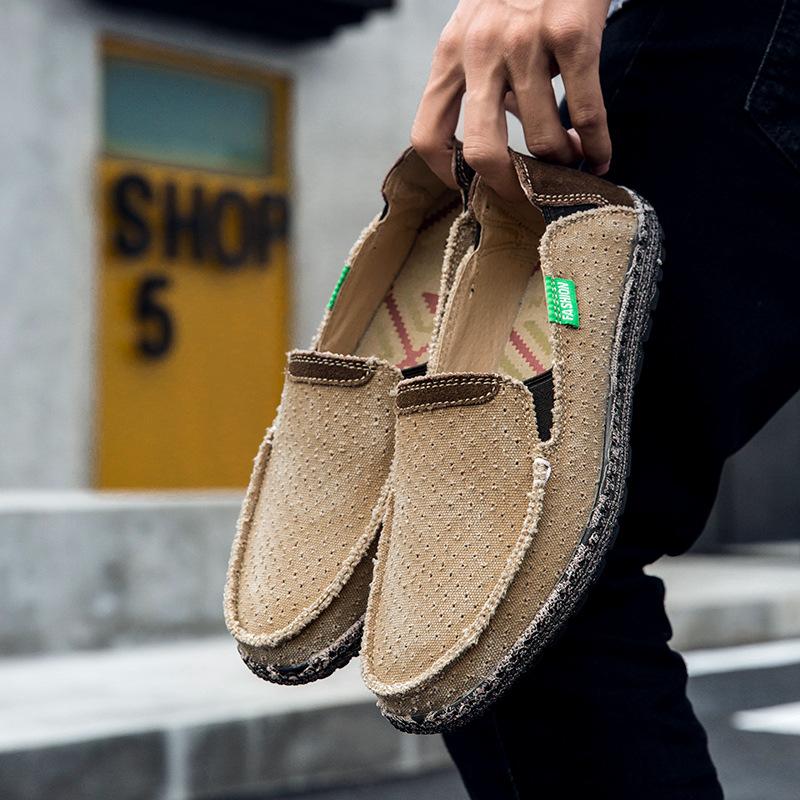 New cloth shoes casual rubber sole outdoor canvas shoes black beanie shoes
