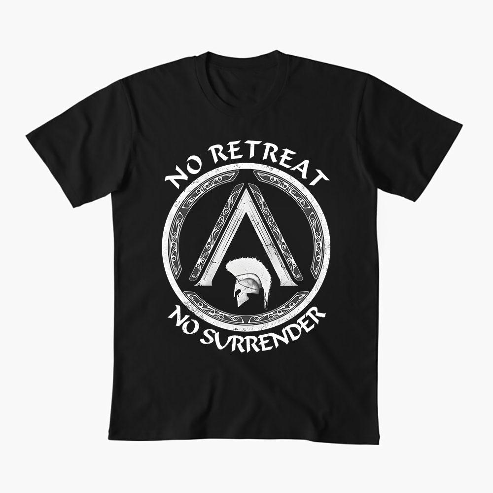 Spartan Warrior Symbol 0306 Sparta gladiator Helmet Gift TShirt 100 cotton Short Sleeve Graphic clothes All size tops S6XL S
