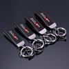 Leather Car Keychain Key Rings Pendant Gifts Holder For Toyota GR Sport Gazoo Racing Hilux Corolla Rav4 Yaris Prius Accessories