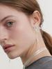 Love Me Monster Shining Beads Long Flower Earrings (L241Mer010)