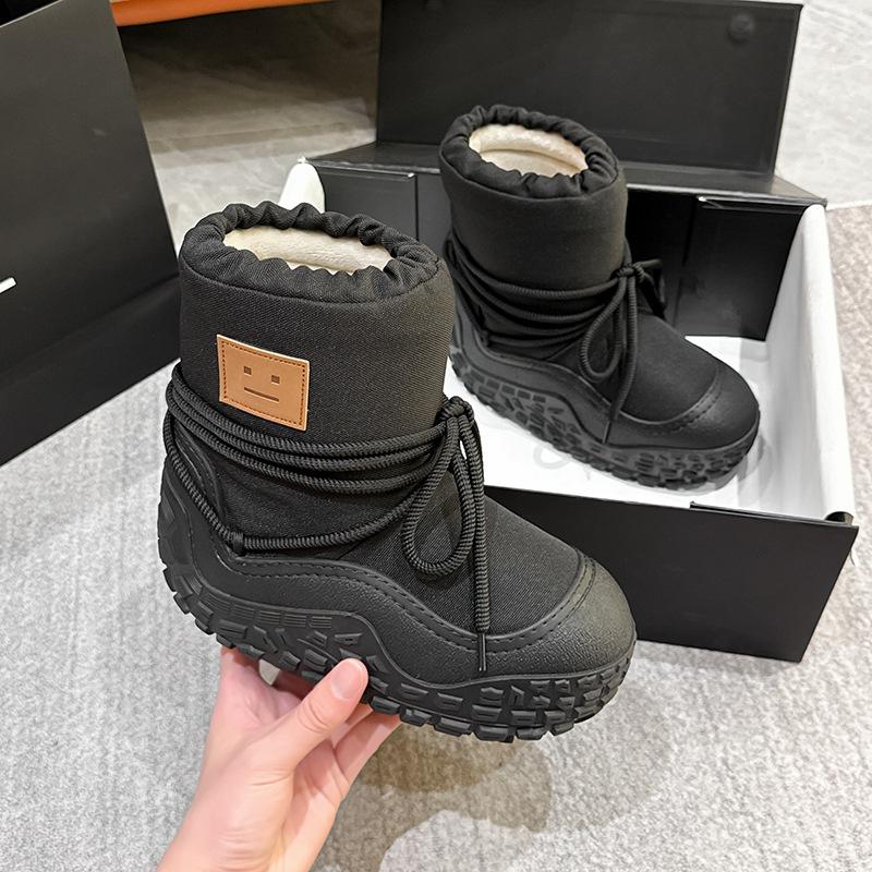 Snow Boots for Women In Winter Super Hot Thickened Warm Sleeve Cotton Boots Non-slip Water-release Fashion Northeast Boots for Women