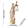 Göttin der Gerechtigkeit Themis StatueGöttin der Gerechtigkeit Statue Griechische Mythologie Ornamente Gerechtigkeit Waage Dekoration Heimdekoration
