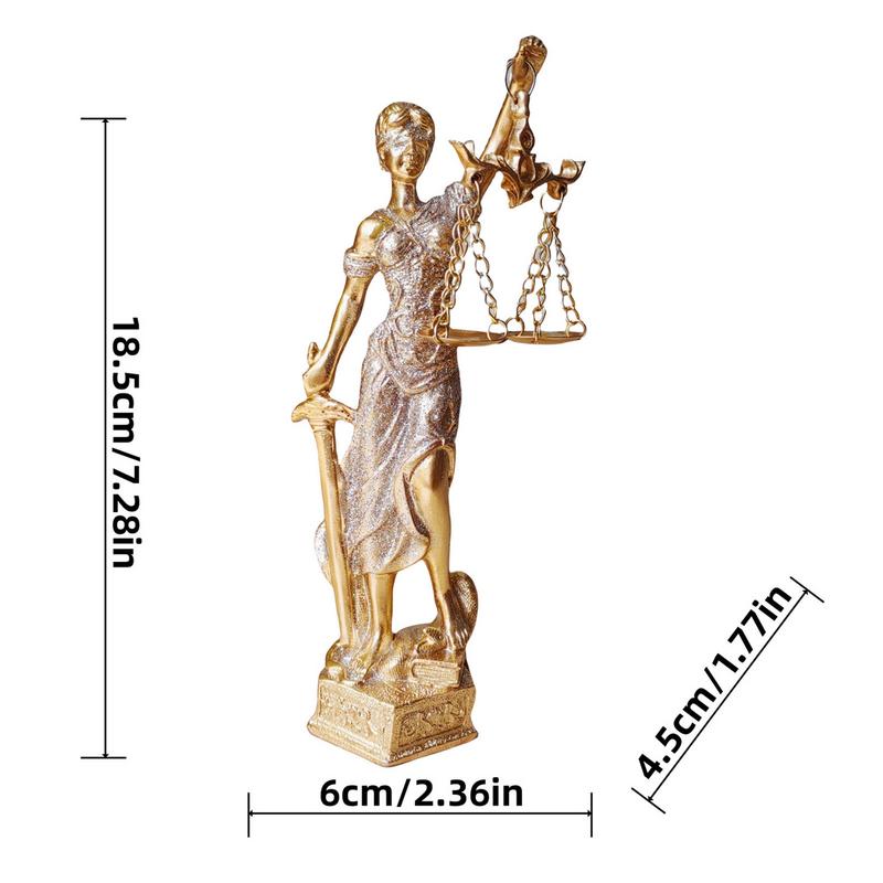 Göttin der Gerechtigkeit Themis StatueGöttin der Gerechtigkeit Statue Griechische Mythologie Ornamente Gerechtigkeit Waage Dekoration Heimdekoration
