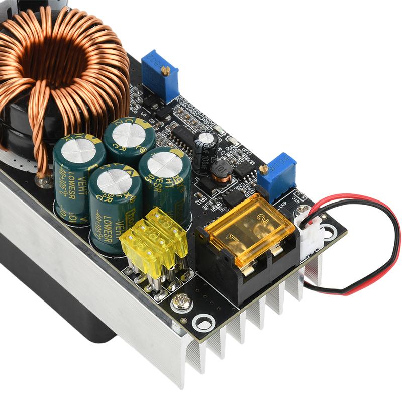 1800W 40A DC-DC Boost Converter Step Up Power Supply Module DC14-60V to 14-90V or DC14-85V to 14-120V Adjustable Voltage Charger