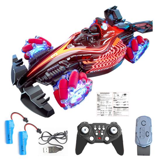 2.4GHz Remote Control Drift Car with Spray Music Light High Speed Four-Wheels Drive