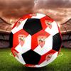 1 PZ Logo Sevilla FC Pallone da calcio taglia 5 Pallone da calcio indoor Praha Colorato Per tutte le età Cucito a macchina PVC Pronto per la competizione Resistente Rimbalzo elevato