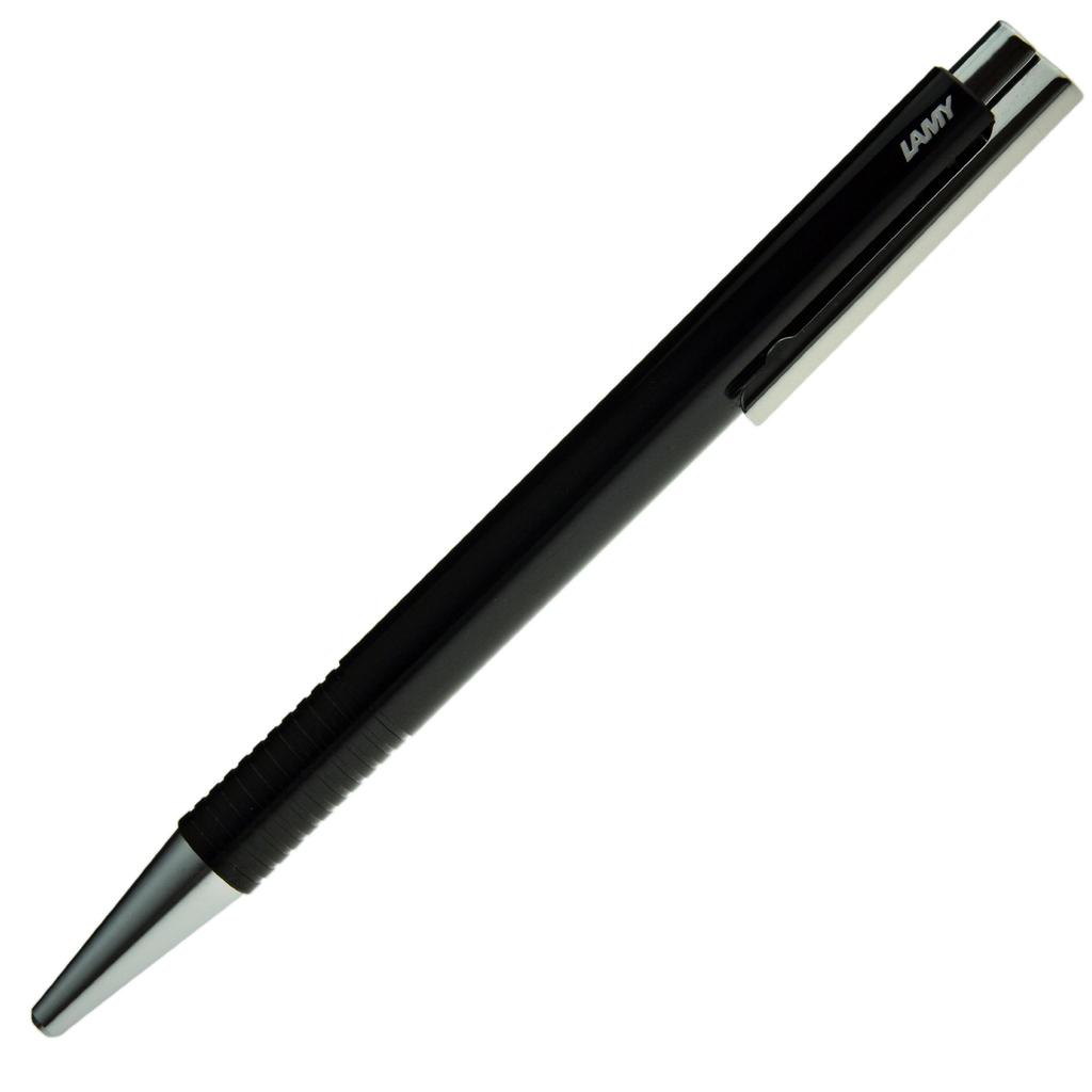 Lamy Ballpoint Logo Officially Imported Pen, Oil-Based, Plus, Black, L204MPL-BK,