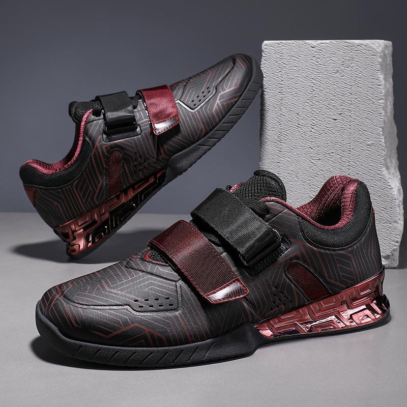 Professionelle Kniebeugen-Kreuzheben-Schuhe Herren Gewichtheberschuhe Nationalmannschaft Indoor-Fitness Harte Sohle Unterstützung Krafttrainingsschuhe Damen